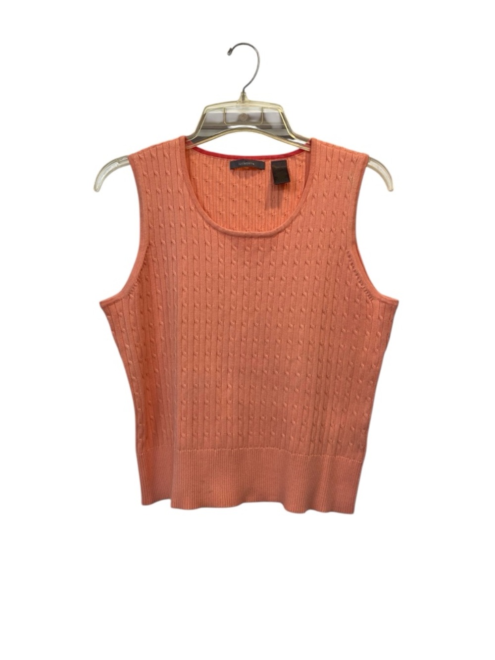 Liz Claiborne Woman's size XL Coral Knit Sleeveless Tank